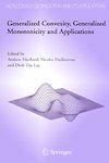 Download this eBook Generalized Convexity, Generalized Monotonicity and Applications