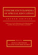 Télécharger cet ebook : Concise Encyclopedia of Special Education: A Reference for the Education of the Handicapped and Other Exceptional Children and Adults