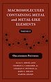 Téléchargez le livre numérique:  Macromolecules Containing Metal and Metal-Like Elements