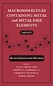 Téléchargez le livre numérique:  Macromolecules Containing Metal and Metal-Like Elements