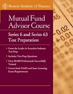 Télécharger cet ebook : The Boston Institute of Finance Mutual Fund Advisor Course: Series 6 and Series 63 Test Prep 