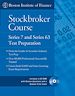 Téléchargez le livre numérique:  The Boston Institute of Finance Stockbroker Course: Series 7 and 63 Test Prep + CD 