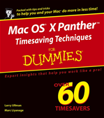 Télécharger cet ebook : Mac OS® X Panther<small>TM</small> Timesaving Techniques For Dummies®