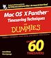 Téléchargez le livre numérique:  Mac OS® X Panther<small>TM</small> Timesaving Techniques For Dummies®