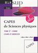 Téléchargez le livre numérique:  CAPES de Sciences physiques, Tome 2, Chimie, cours et exercices