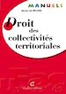 Téléchargez le livre numérique:  Manuels. Droit des collectivités territoriales