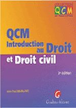 Télécharger cet ebook : QCM. Introduction au droit et droit civil. 3e éd.