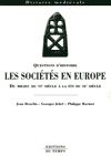 Télécharger l'ebook Les Soci�t�s en Europe