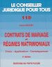 Téléchargez le livre numérique:  Contrats de mariage et régimes matrimoniaux