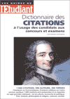 Dictionnaire des citations � l'usage des candidats aux concours