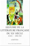 Télécharger le livre :  Histoire de la littérature française du XXe siècle. Tome 1
