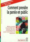 Comment prendre la parole en public