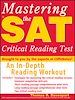 Téléchargez le livre numérique:  Mastering the SAT Critical Reading Test 