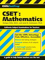 Télécharger cet ebook : CliffsTestPrep® CSET: Mathematics