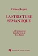 Téléchargez le livre numérique:  La structure sémantique