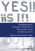 Télécharger cet ebook : Blackwell Guide to Research Methods in Bilingualism and Multilingualism