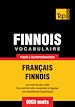 Téléchargez le livre numérique:  Vocabulaire Français-Finnois pour l'autoformation - 9000 mots