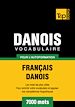 Téléchargez le livre numérique:  Vocabulaire Français-Danois pour l'autoformation - 7000 mots