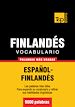 Téléchargez le livre numérique:  Vocabulario español-finlandés - 9000 palabras más usadas