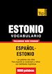 Téléchargez le livre numérique:  Vocabulario español-estonio - 9000 palabras más usadas