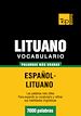 Téléchargez le livre numérique:  Vocabulario español-lituano - 7000 palabras más usadas