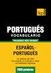 Téléchargez le livre numérique:  Vocabulario español-portugués - 7000 palabras más usadas