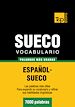 Téléchargez le livre numérique:  Vocabulario español-sueco - 7000 palabras más usadas