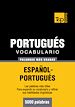 Téléchargez le livre numérique:  Vocabulario español-portugués - 5000 palabras más usadas