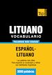 Téléchargez le livre numérique:  Vocabulario español-lituano - 3000 palabras más usadas
