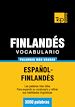 Téléchargez le livre numérique:  Vocabulario español-finlandés - 3000 palabras más usadas