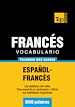 Téléchargez le livre numérique:  Vocabulario español-francés - 3000 palabras más usadas