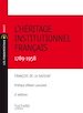 Téléchargez le livre numérique:  L'héritage institutionnel français