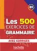 Téléchargez le livre numérique:  Les 500 exercices de grammaire + corrigés (B1)