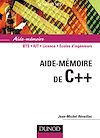 Télécharger l'ebook Aide-m�moire de C++