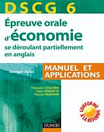 DSCG 6. �preuve orale d'�conomie de Fran�ois Coulomb Jean Longatte Pascal Vanhove