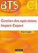 Téléchargez le livre numérique:  Gestion des opérations import export - Corrigés