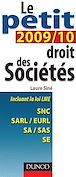 Télécharger le livre : Le petit droit des sociétés 2009/2010 - 2 <sup>e</sup> édition