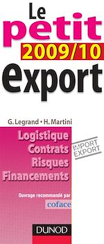 Le petit export 2009/2010 - 3<sup>e</sup> �dition de Ghislaine Legrand Hubert Martini