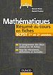 Téléchargez le livre numérique:  Mathématiques Résumé du cours en fiches BCPST 1re et 2e années