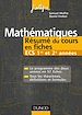 Téléchargez le livre numérique:  Mathématiques Résumé du cours en fiches ECS 1re et 2e années
