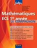 Téléchargez le livre numérique:  Mathématiques ECS 1re année Le compagnon