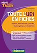 Téléchargez le livre numérique:  Toute l'UE1 en fiches 1re année Santé - Atome, biomolécules, génome, bioénergétique, métabolisme