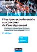 Téléchargez le livre numérique:  Physique expérimentale aux concours de l'enseignement - 3e ed - Optique, mécanique, fluides