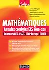 Télécharger le livre :  Mathématiques : Annales corrigées ECS 2010-2011-Concours HEC, ESSEC, ESCP Europe, EDHEC