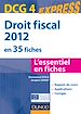 Téléchargez le livre numérique:  Droit fiscal DCG 4 - 2012 - 4e édition - en 35 fiches