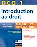 Téléchargez le livre numérique:  DCG 1 - Introduction au droit 2012/2013 - 6e édition - Manuel et applications