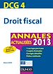 Téléchargez le livre numérique:  DCG 4 - Droit fiscal - Annales 2013 - 5e édition
