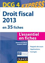 Télécharger cet ebook : Droit fiscal - DCG 4 - 2013 - 5e éd.