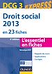 Téléchargez le livre numérique:  Droit social 2013 - DCG 3 - 4e éd.