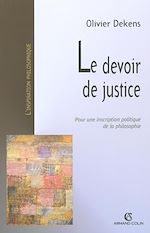 Téléchargez le livre :  Le devoir de justice